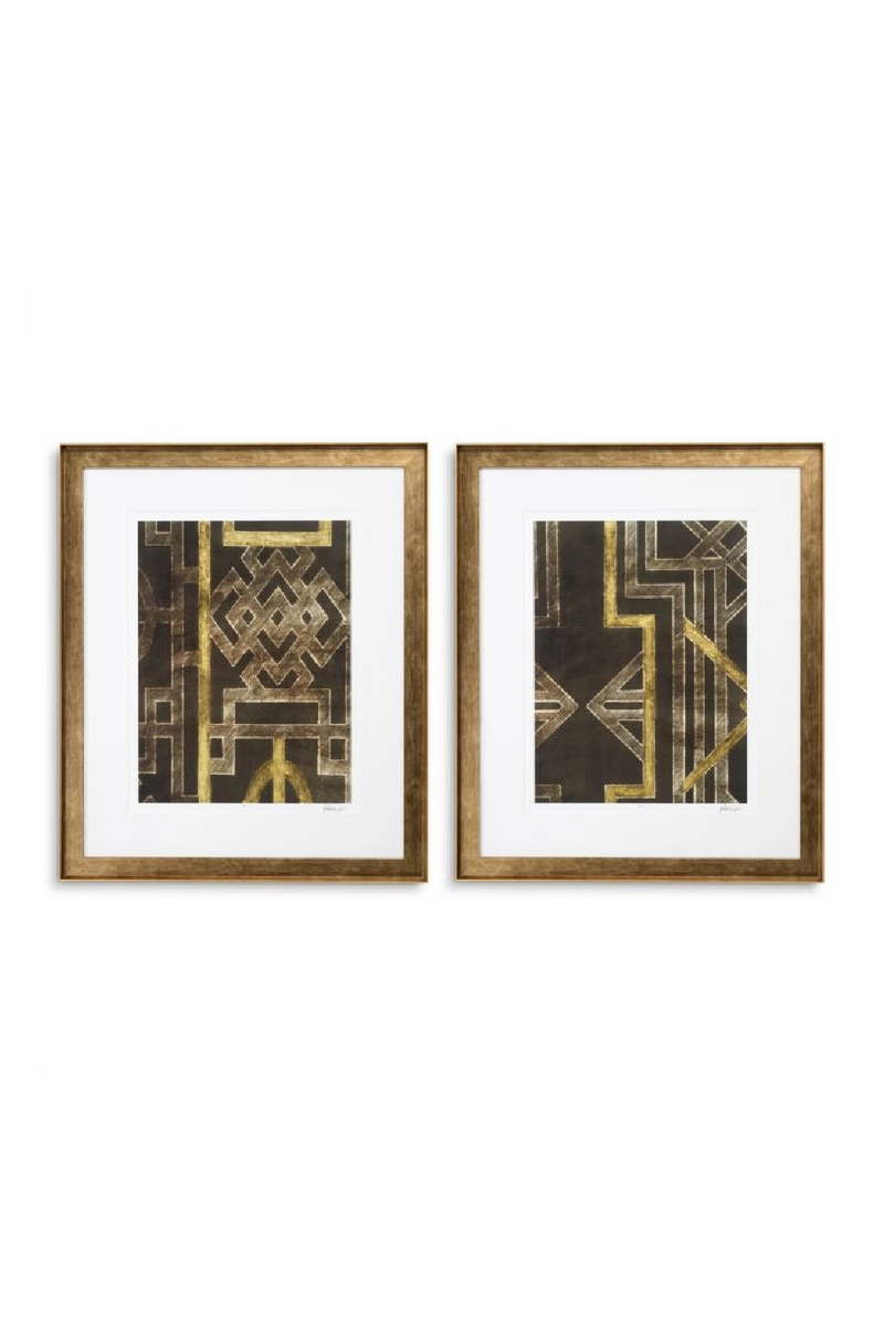 Interwoven Motifs Art Prints (2) | Eichholtz | Oroatrade.com