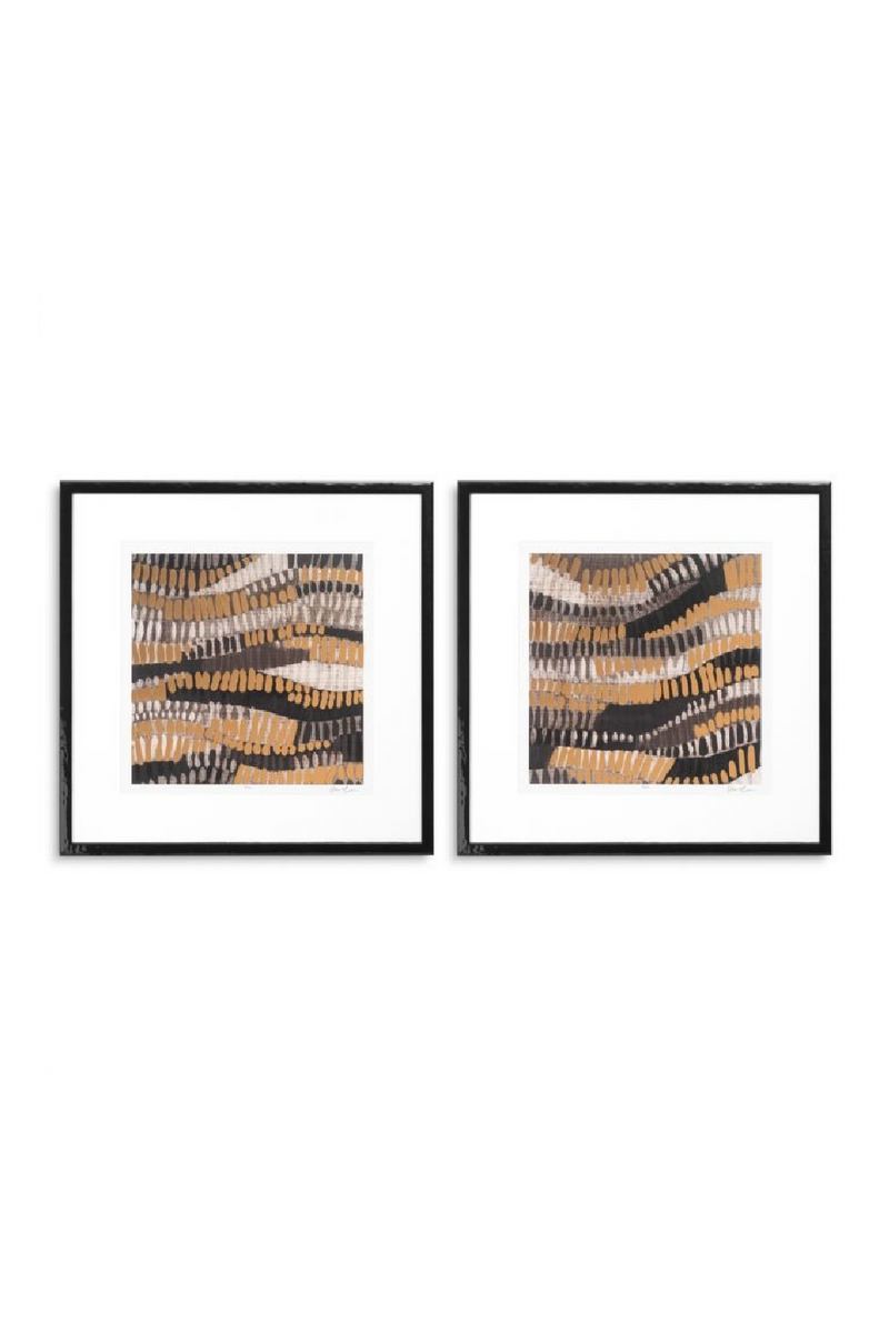 Metallic Abstract Prints (2) | Eichholtz | Oroatrade.com