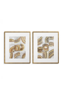 Curved Patterns Art Prints (2) | Eichholtz | Oroatrade.com