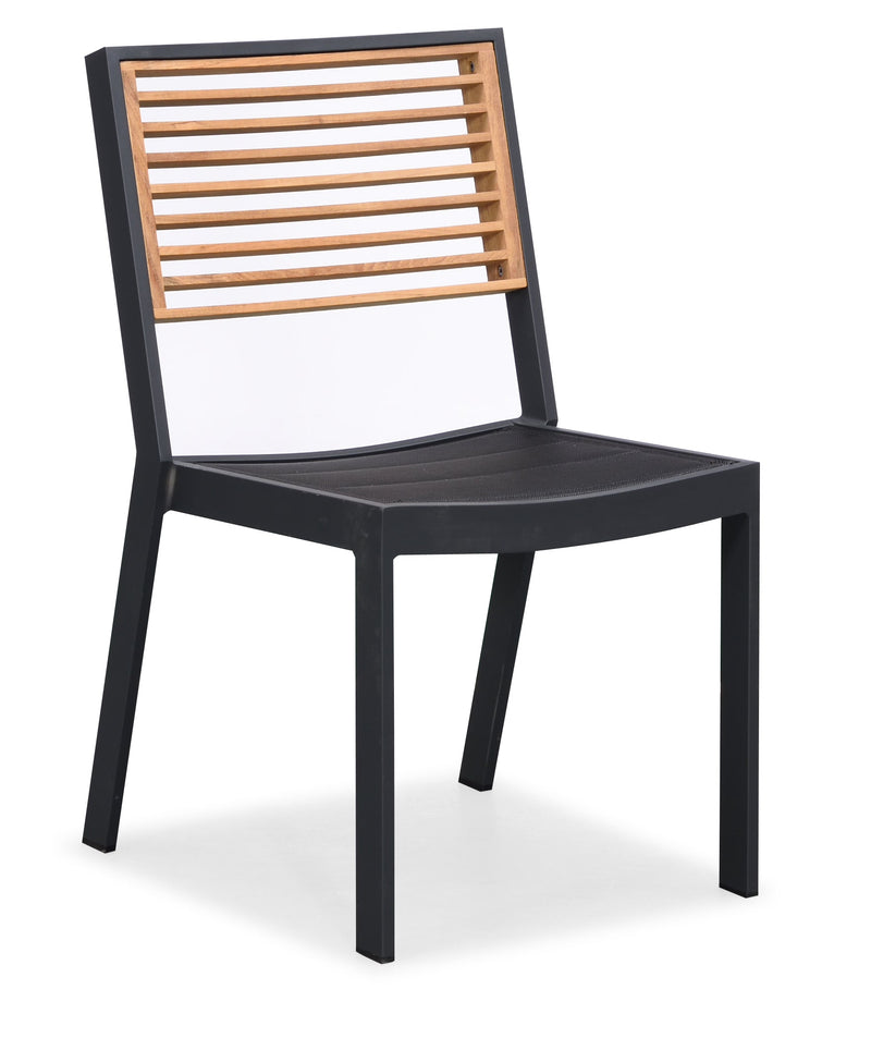 (Open Box) Black Outdoor Dining Chair | Higold York