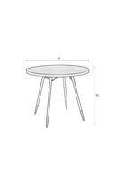 Ash Wood Dining Table | DF Denise | Oroatrade.com