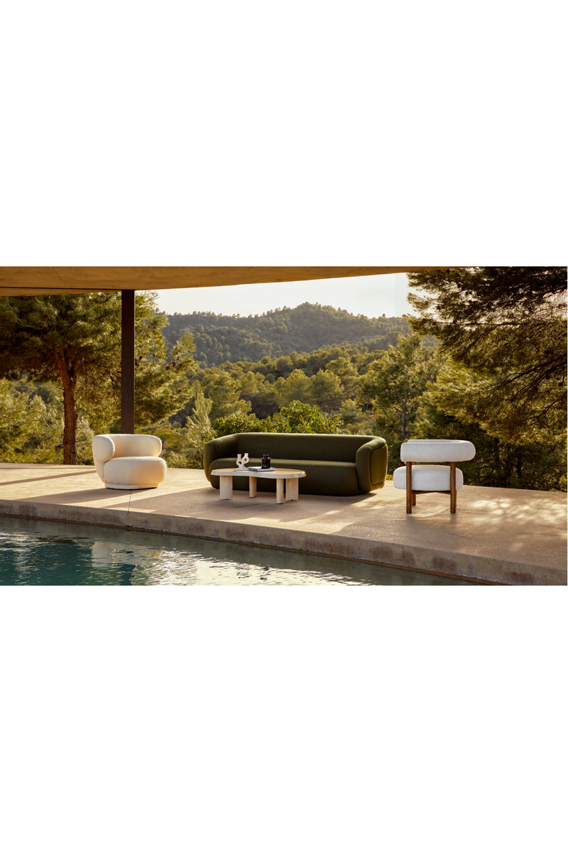 3-Seater White Sofa | NV Gallery Volta | Oroatrade.com