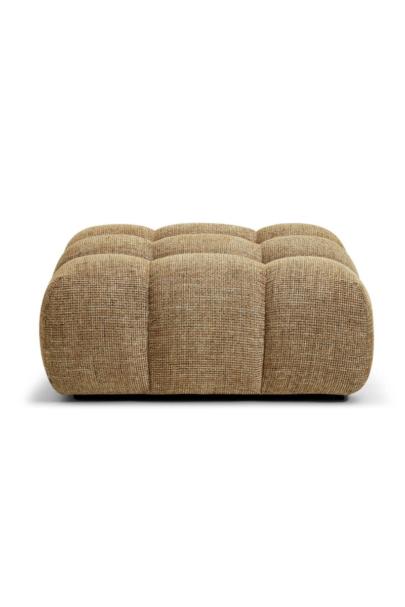 Deep-Channeled Square Ottoman | NV Gallery Waffle