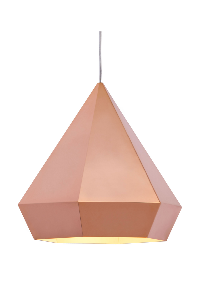 Rose Gold Pendant Lamp | OROA Modern Forecast | Italianfurniture.com