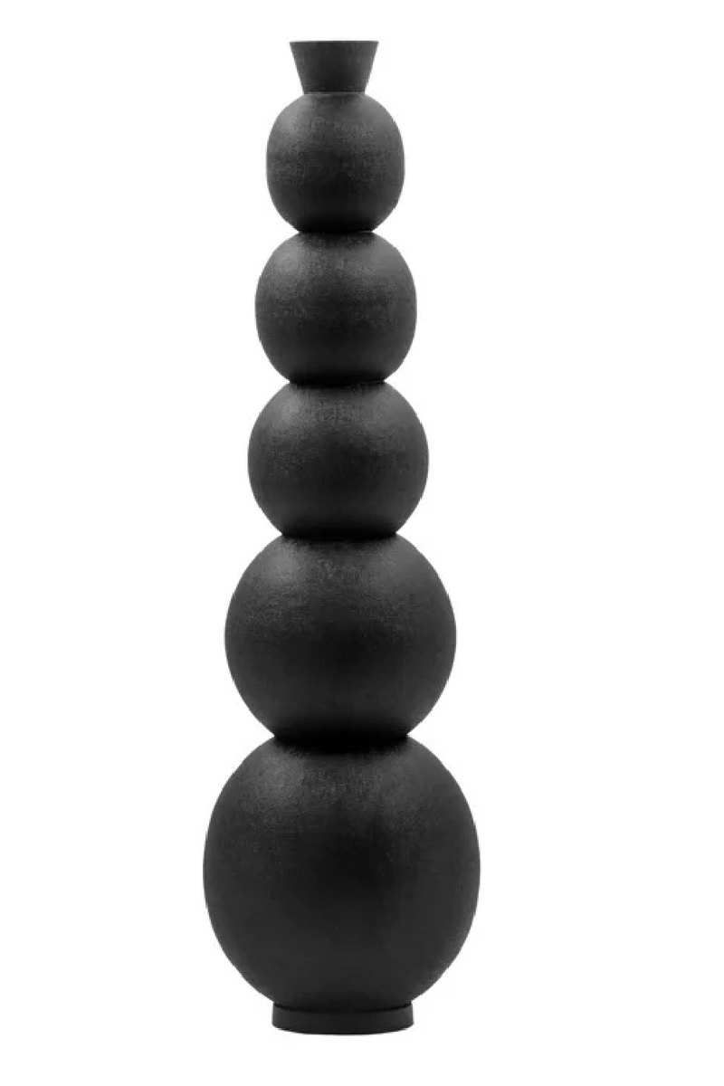 Black Layered Vase | OROA Sage | Oroatrade.com