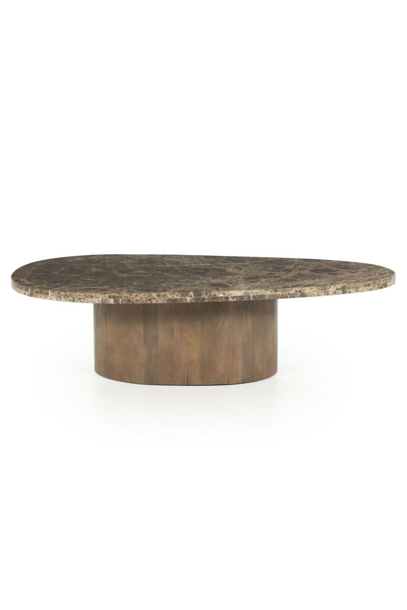 Brown Marble Coffee Table | Eleonora Bradley | Oroatrade.com