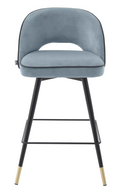Upholstered Swivel Counter Stool Set (2) | Eichholtz Cliff | Oroatrade.com