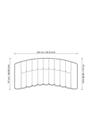 Cream Bouclé Channeled Sofa | Eichholtz Kelly | Oroatrade.com