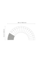 Channel Stitched Corner Sofa | Eichholtz Lando | Oroatrade.com