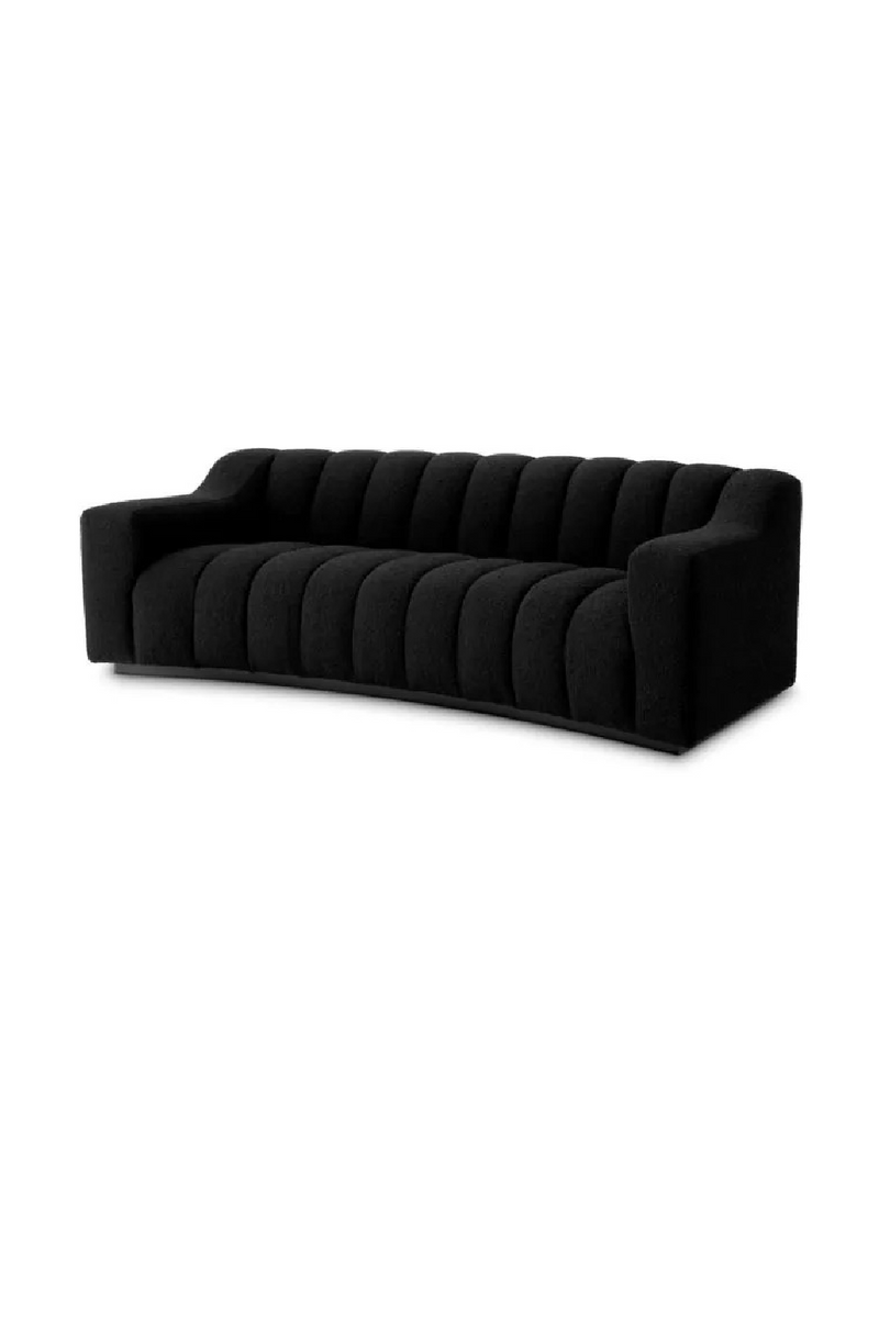 Cream Bouclé Channeled Sofa | Eichholtz Kelly | Oroatrade.com