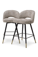 Upholstered Swivel Counter Stool Set (2) | Eichholtz Cliff | Oroatrade.com