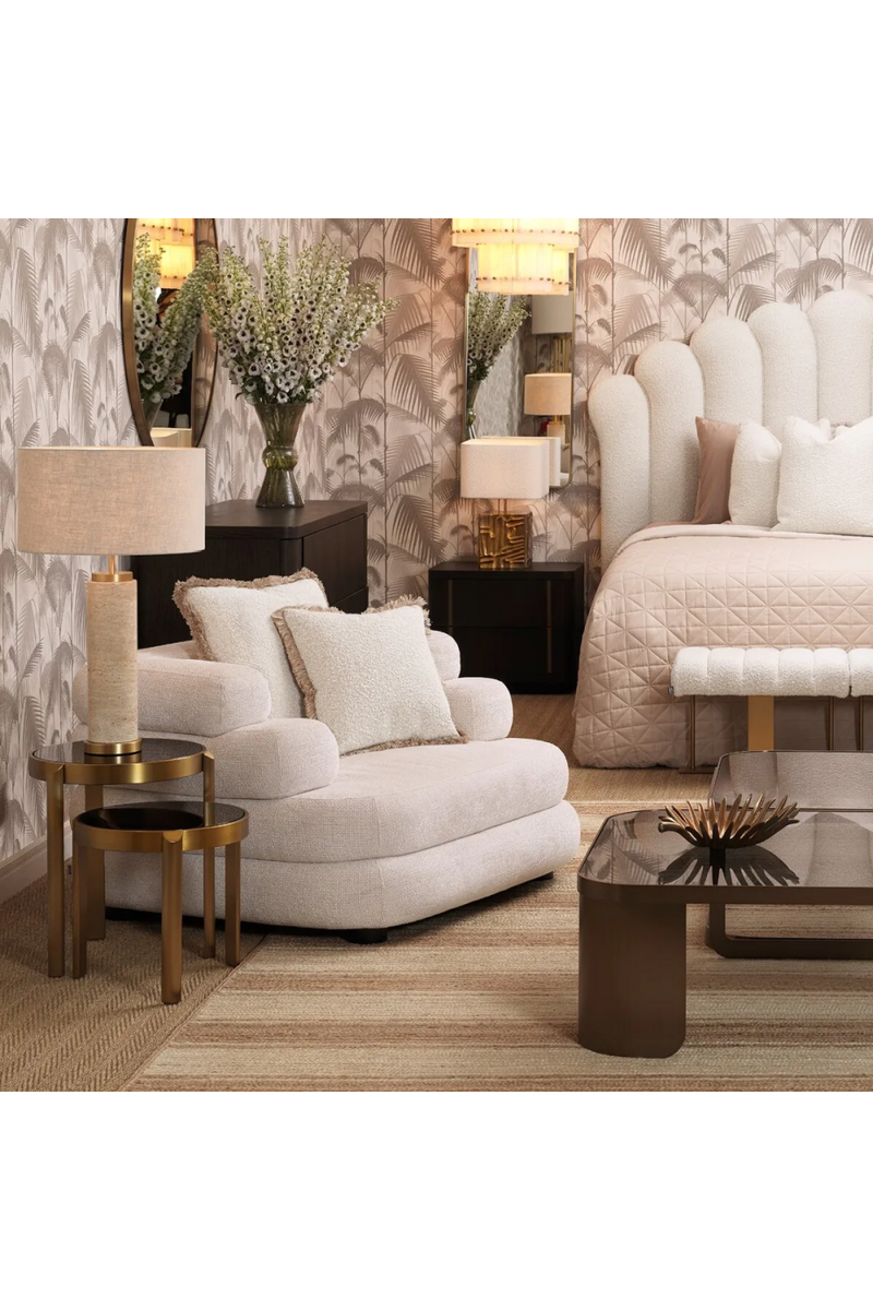 White Layered Lounge Chair | Eichholtz Malaga | Oroatrade.com