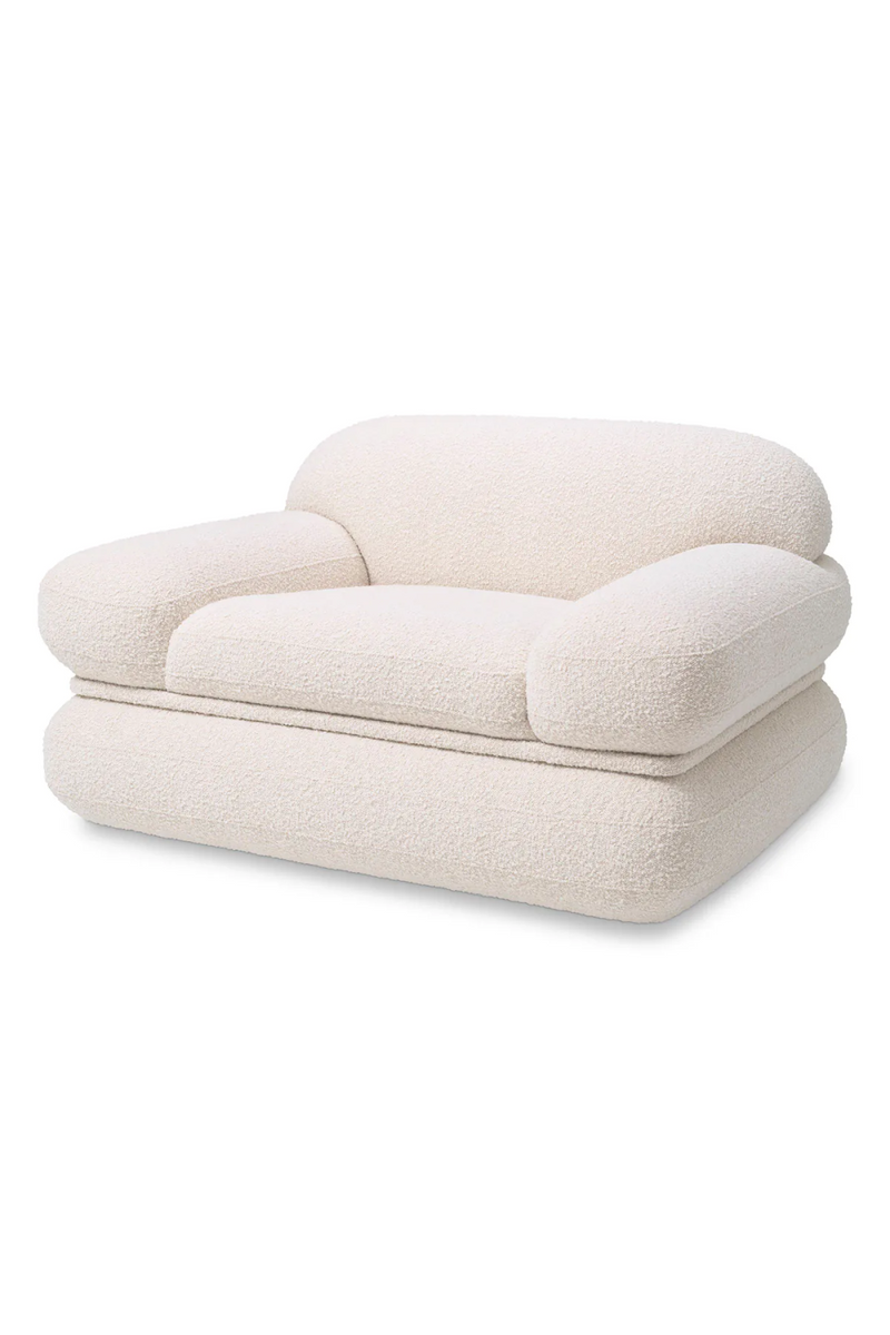 Bouclé Cream Lounge Chair | Eichholtz Ménard | Oroatrade.com