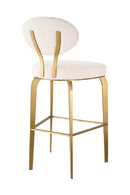 Bouclé Cream Bar Stool | Eichholtz Dorrego | Oroatrade.com