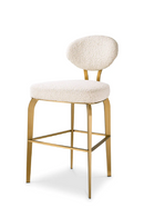 Bouclé Cream Counter Stool | Eichholtz Dorrego | Oroatrade.com