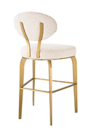 Bouclé Cream Counter Stool | Eichholtz Dorrego | Oroatrade.com
