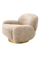 Organic Shape Swivel Lounge Chair | Eichholtz Udine | Oroatrade.com