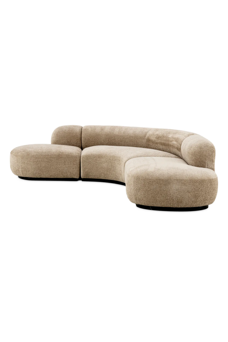 Beige Curved Modern Sofa | Eichholtz Björn | Oroatrade.com