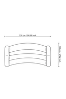 Beige Curved Sofa | Eichholtz Carbone | Oroatrade.com