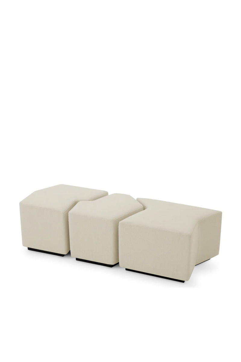 Rêve Cream Stool (set of 3) | Eichholtz Filbert | Oroatrade.com