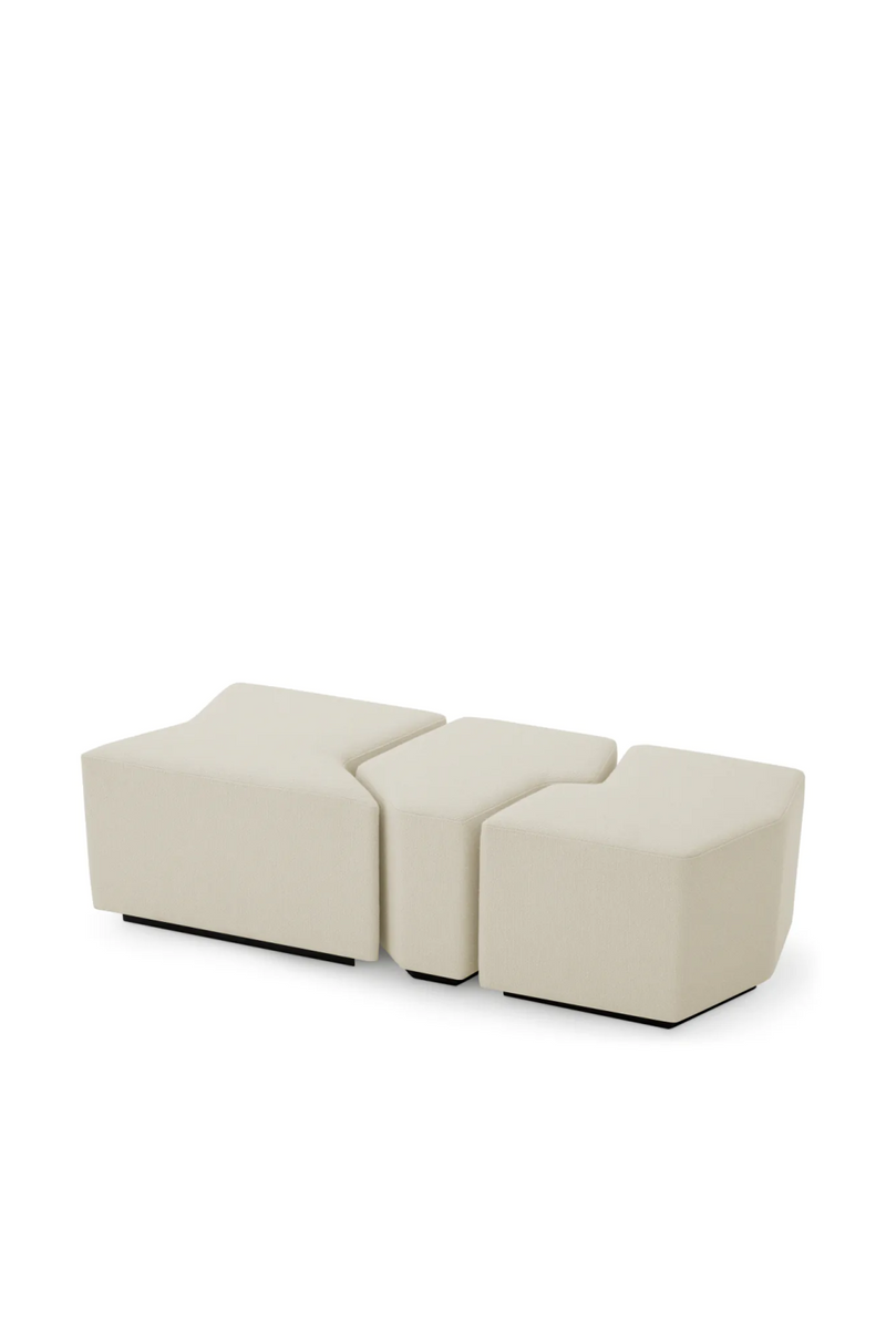 Rêve Cream Stool (set of 3) | Eichholtz Filbert | Oroatrade.com