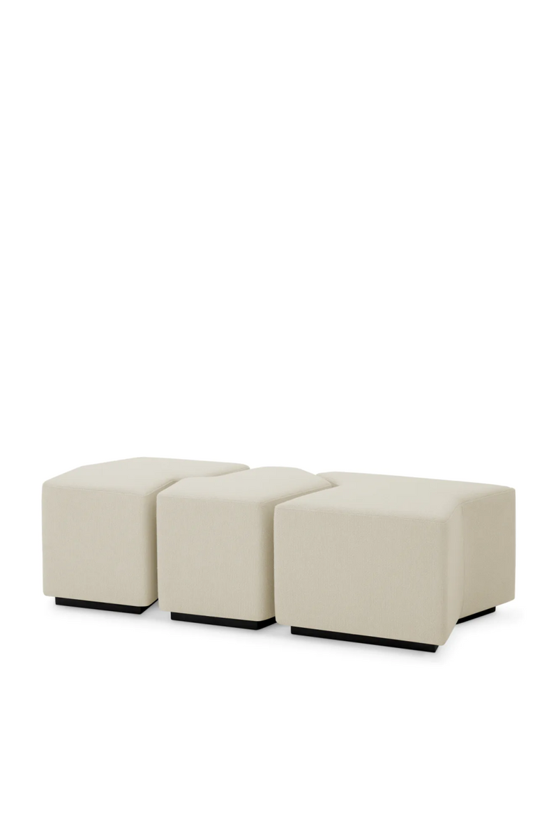 Rêve Cream Stool (set of 3) | Eichholtz Filbert | Oroatrade.com