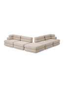  Beige Tiered Modular Sofa | Eichholtz Malaga | Oroatrade.com