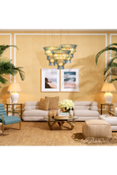  Beige Tiered Modular Sofa | Eichholtz Malaga | Oroatrade.com