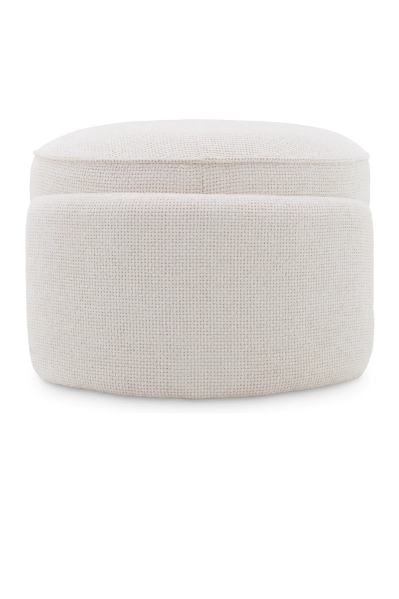 Round Upholstered Modern Stool | Eichholtz Ortega | Oroatrade.com