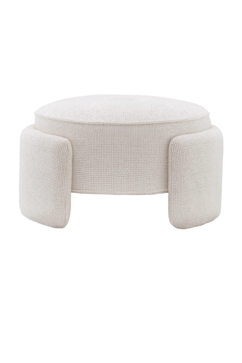 Round Upholstered Modern Stool | Eichholtz Ortega | Oroatrade.com