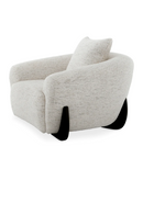 White Curved Lounge Chair | Eichholtz Siderno | Oroatrade.com