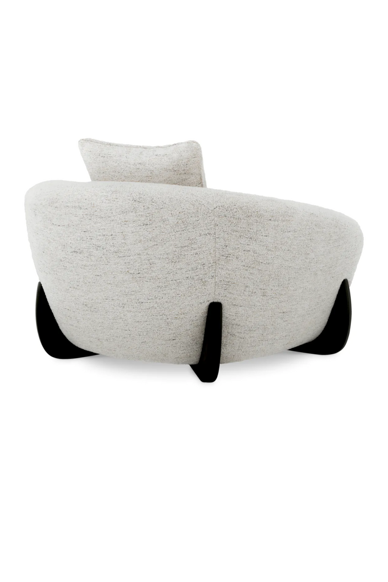 White Curved Lounge Chair | Eichholtz Siderno | Eichholtzmiami.com
