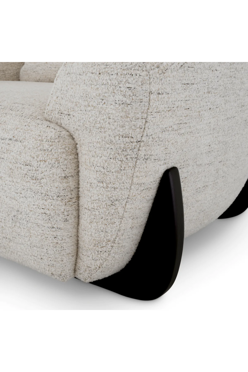 White Curved Lounge Chair | Eichholtz Siderno | Eichholtzmiami.com