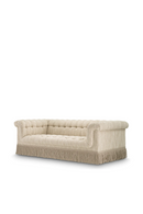 Cream Bouclé Tufted Fringe Sofa | Eichholtz Dorantes | Oroatrade.com