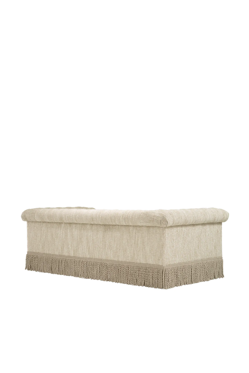 Cream Boucle Tufted Fringe Sofa | Eichholtz Dorantes | Oroatrade.com