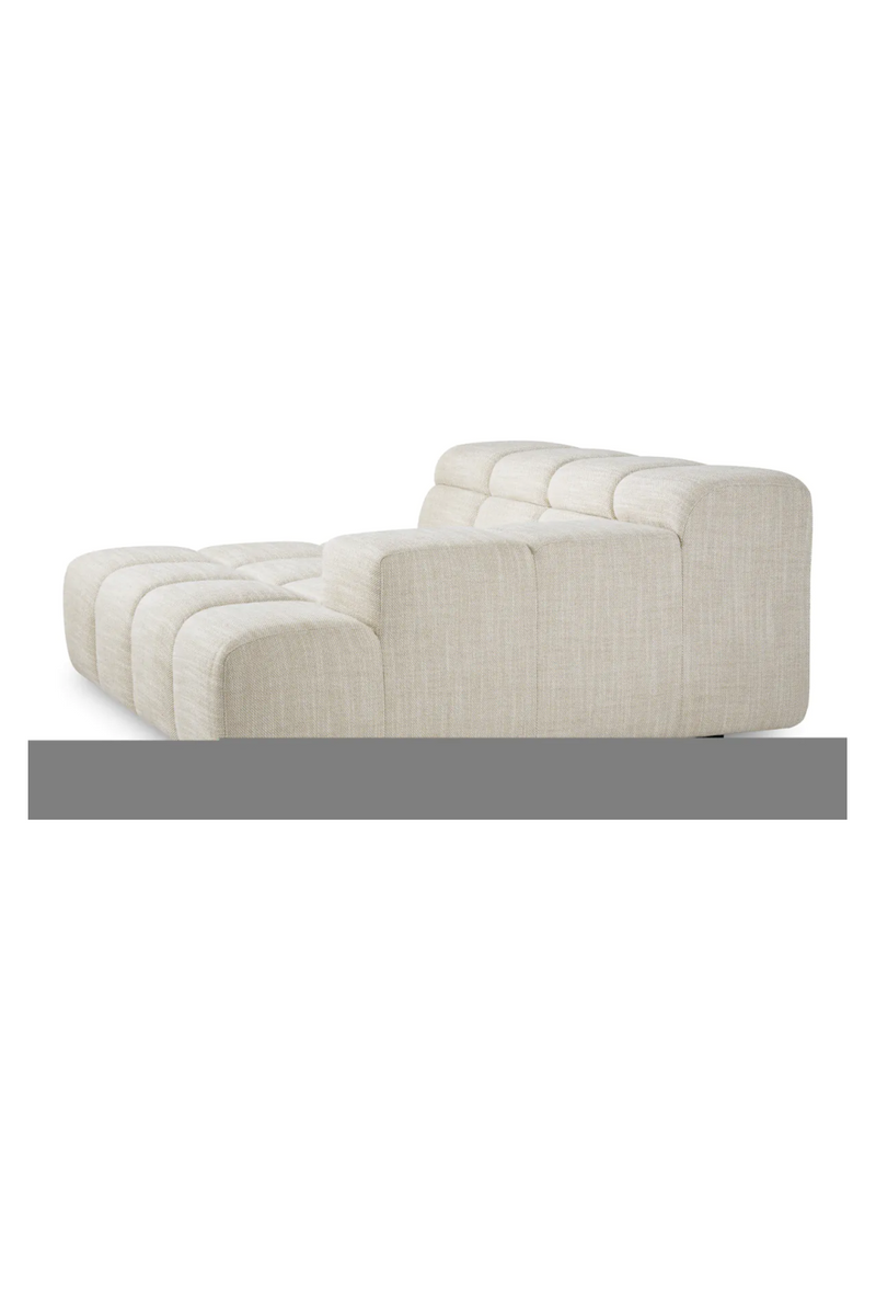 Beige Grid-Tufted Modular Sofa | Eichholtz Hunter | Oroatrade.com