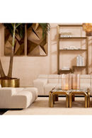 Beige Grid-Tufted Modular Sofa | Eichholtz Hunter | Oroatrade.com