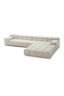 Beige Grid-Tufted Modular Sofa | Eichholtz Hunter | Oroatrade.com