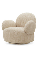 Bouclé Cream Swivel Chair | Eichholtz Madrone | Oroatrade.com