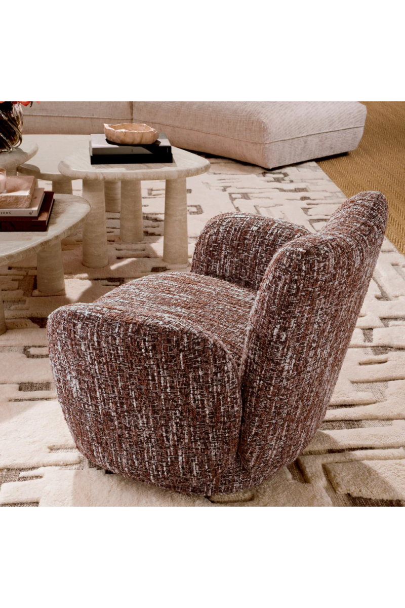 Red Bouclé Accent Chair | Eichholtz Merida | Oroatrade.com