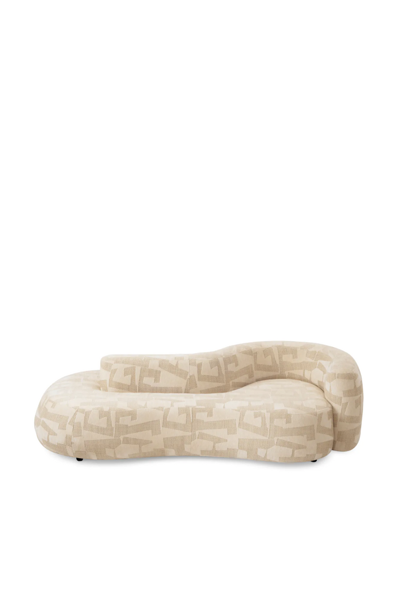 Geometric Pattern Curved Sofa | Eichholtz Julita | Oroatrade.com