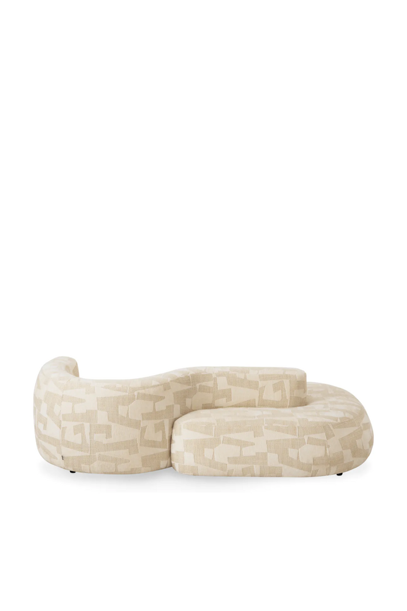 Geometric Pattern Curved Sofa | Eichholtz Julita | Oroatrade.com