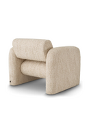Cream Boucle Lounge Chair | Eichholtz Vesper | Oroatrade.com