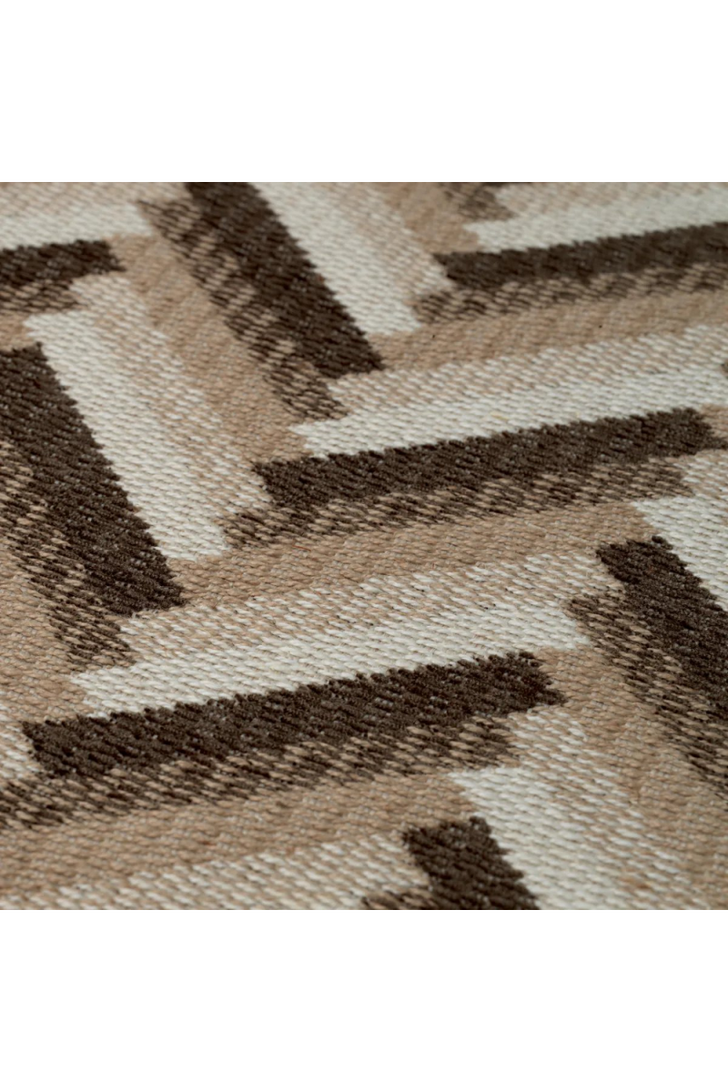 Chevron Brown Bench | Eichholtz Del Vale | Oroatrade.com