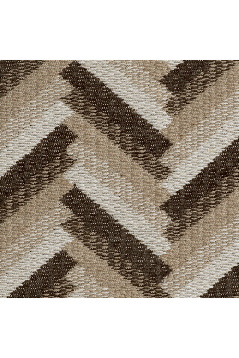 Chevron Brown Bench | Eichholtz Del Vale | Oroatrade.com