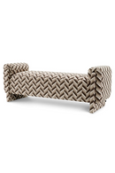 Chevron Brown Bench | Eichholtz Del Vale | Oroatrade.com
