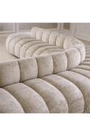 Beige Channeled Curved Sofa | Eichholtz Alison | Oroatrade.com