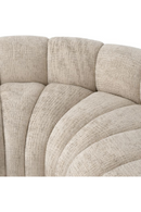 Beige Channeled Curved Sofa | Eichholtz Alison | Oroatrade.com