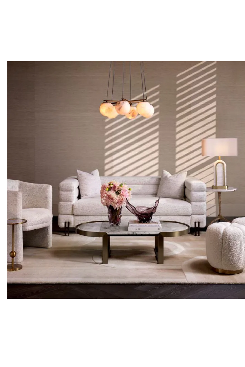 Channeled Off-White Sofa - S | Eichholtz York | Oroatrade.com