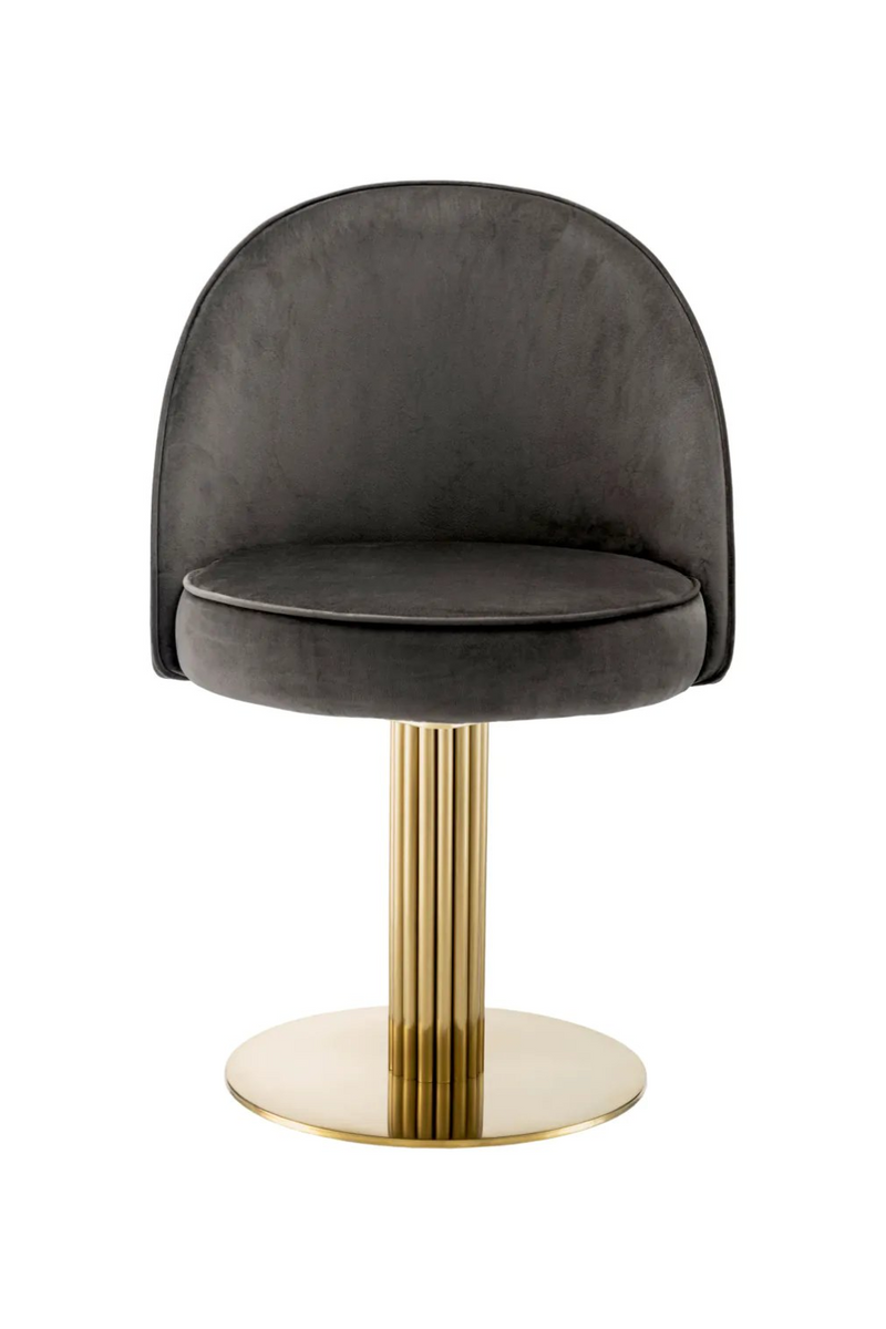 Gray Velvet Dining Chair | Eichholtz Dorland | Oroatrade.com